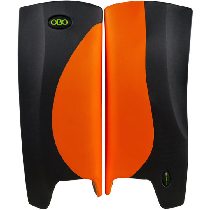 Guardas Portero Hockey OBO ROBO Hi Rebound Negro-Naranja