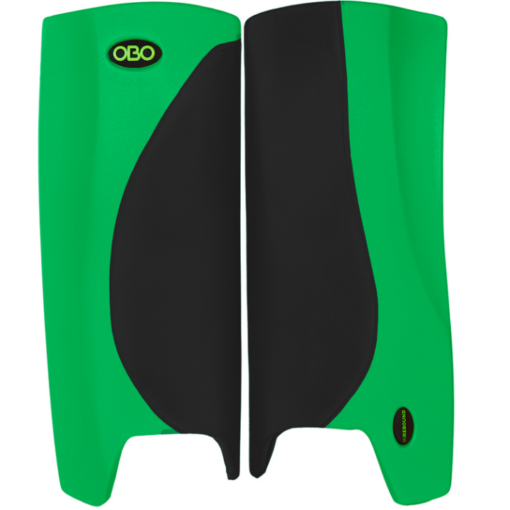 Guardas Portero Hockey OBO ROBO Hi Rebound Verde-Negro