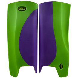 Guardas Portero Hockey OBO ROBO Hi Rebound Verde-Morado