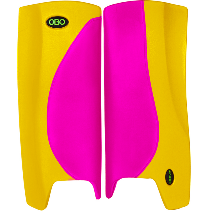 Guardas Portero Hockey OBO ROBO Hi Rebound Amarillo-Rosa