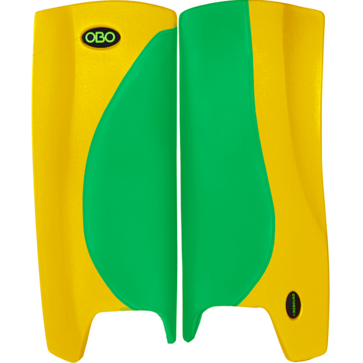 Guardas Portero Hockey OBO ROBO Hi Rebound Amarillo-Verde