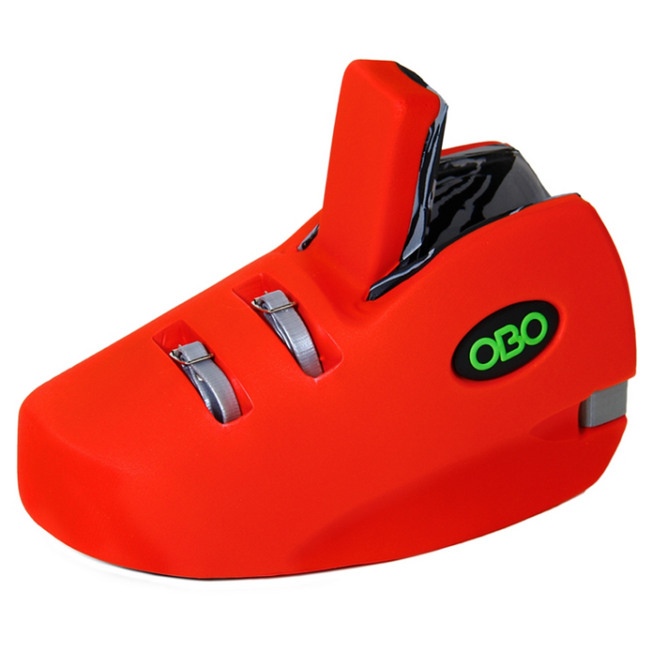 Pies Portero Hockey OBO ROBO Plus Rojo