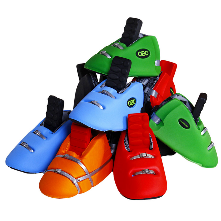 Pies Portero Hockey OBO ROBO Hi Rebound Negro