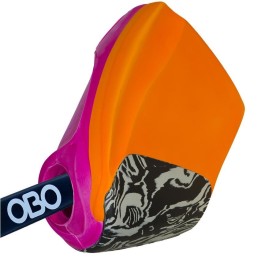 Guante Portero Hockey RH OBO Hi Rebound Naranja-Rosa
