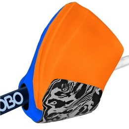 Guante Portero Hockey RH OBO Hi Rebound Naranja-Azul