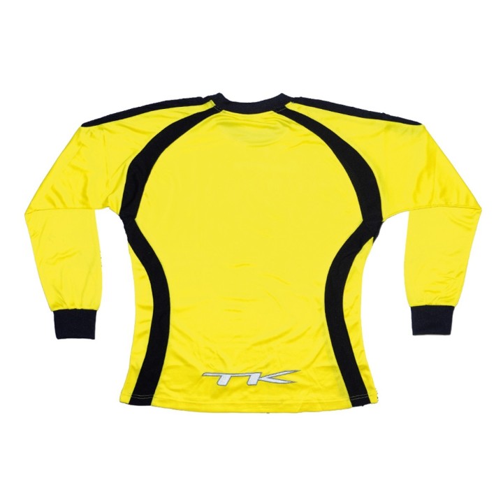 Camiseta Portero TK Slim Fit Amarilla Fluor