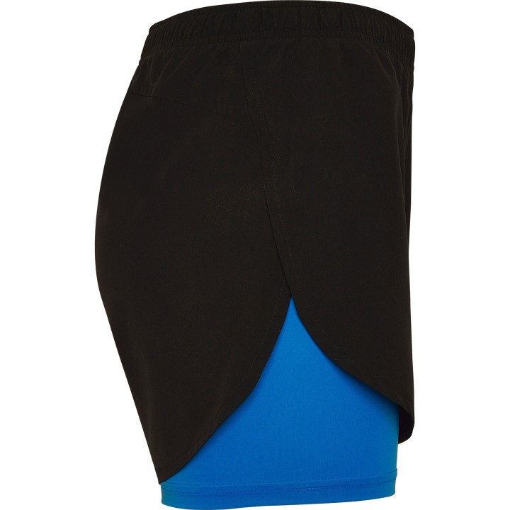 Pantalón con Malla Negro-Azul Roly Lanus