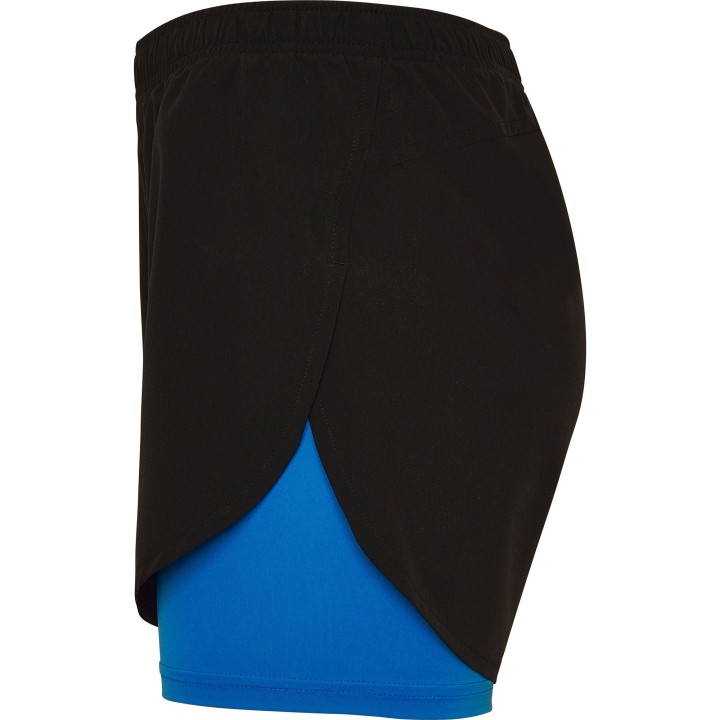 Pantalón con Malla Negro-Azul Roly Lanus