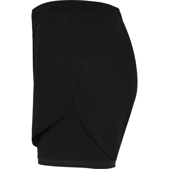 Pantalón con Malla Negro Roly Lanus