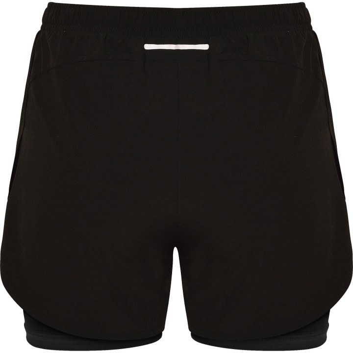 Pantalón con Malla Negro Roly Lanus