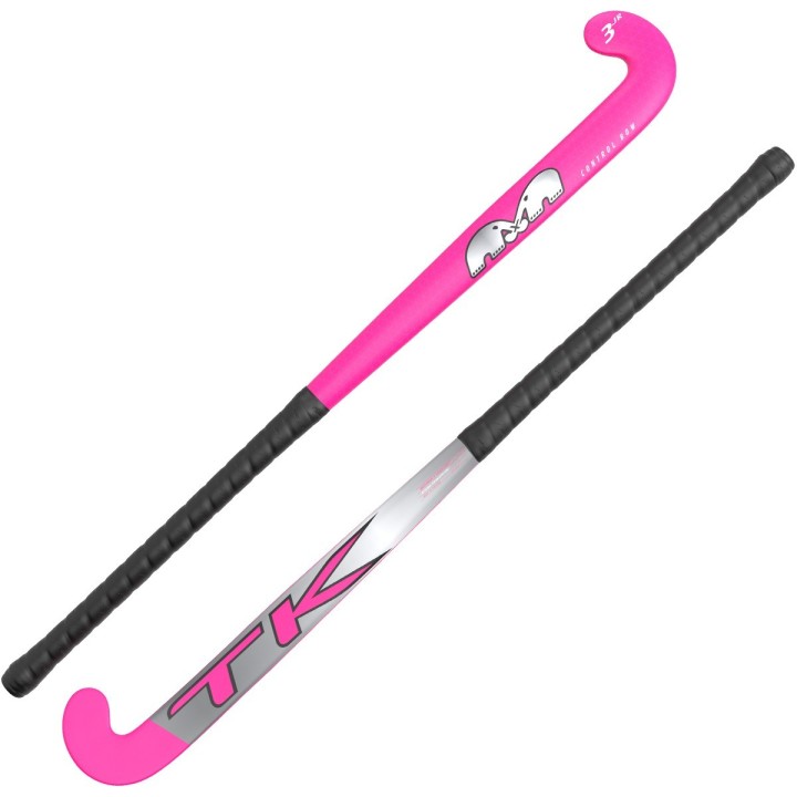 Stick Hockey Indoor TK 3 Rosa-Plateado Control Bow