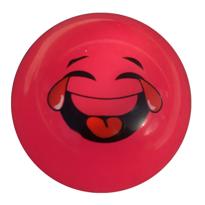 Bola Blanda de Emoji Rosa para niños