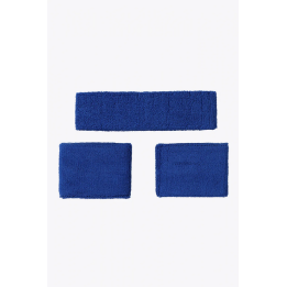 Cinta Pelo y Muñequera Osaka Set Azul y Roja