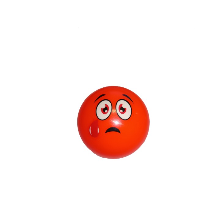 Bola Blanda de Emoji Naranja para niños