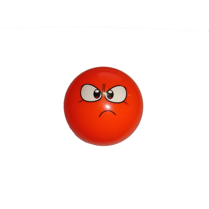 Bola Blanda de Emoji Naranja para niños