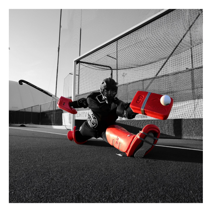 Mercian Elite Guante Portero Izquierdo Rojo | Todo Para Hockey