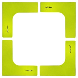 Marcas de Suelo Esquinas Amarillas (Set de 4) | Todo Para Hockey