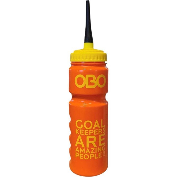 Botella Agua Portero Hockey Naranja Amarilla OBO