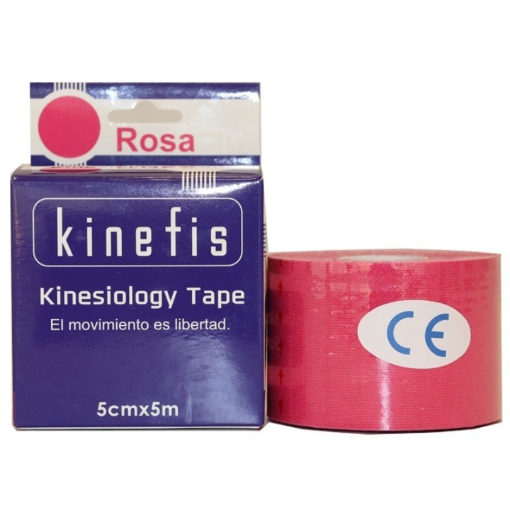 Rollo Vendaje Neuromuscular Rosa 5cm x 5m | Todo Para Hockey