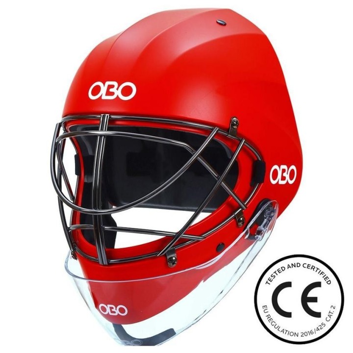 Casco Portero Hockey OBO ABS Rojo