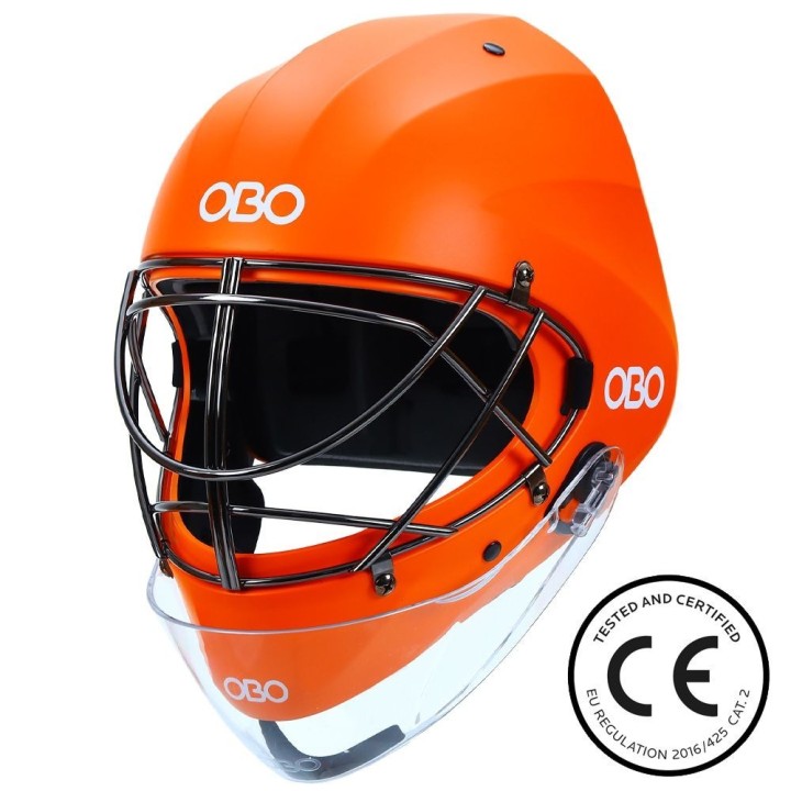 Casco Portero Hockey OBO ABS Naranja