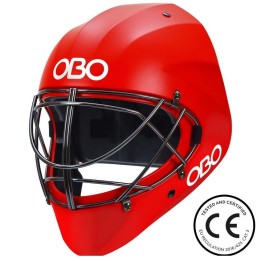 Casco Portero Hockey OBO ABS Junior Rojo