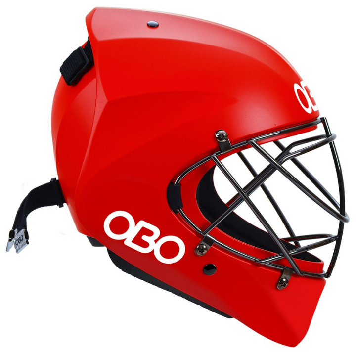 Casco Portero Hockey OBO ABS Junior Rojo
