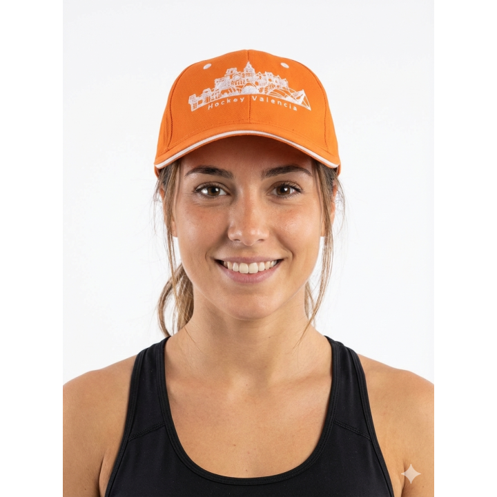 Gorra Naranja Skyline Valencia Hockey