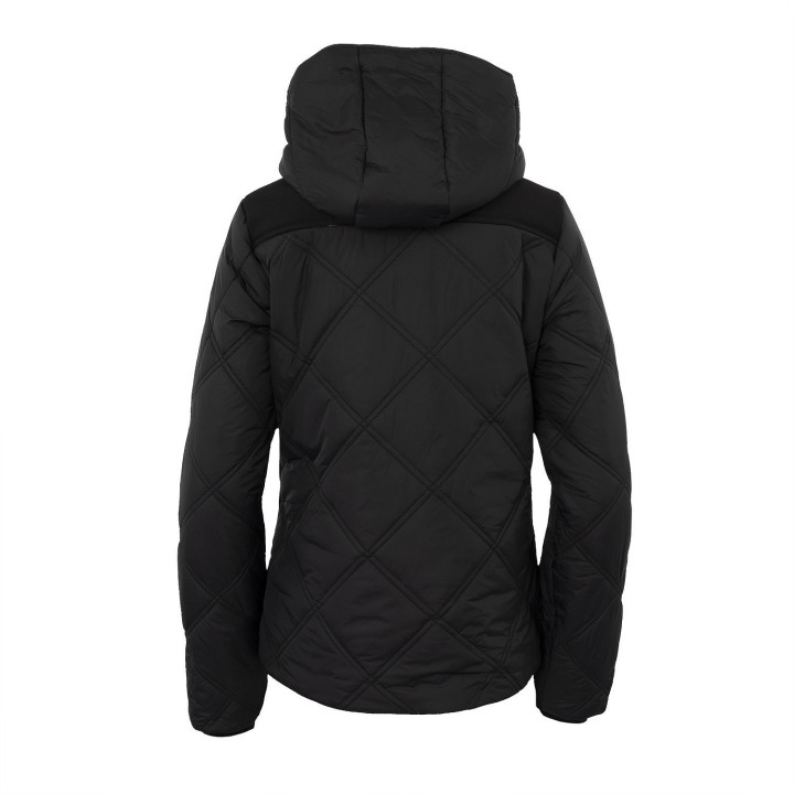 Abrigo Acolchado Indian Jaipur Negro Mujer