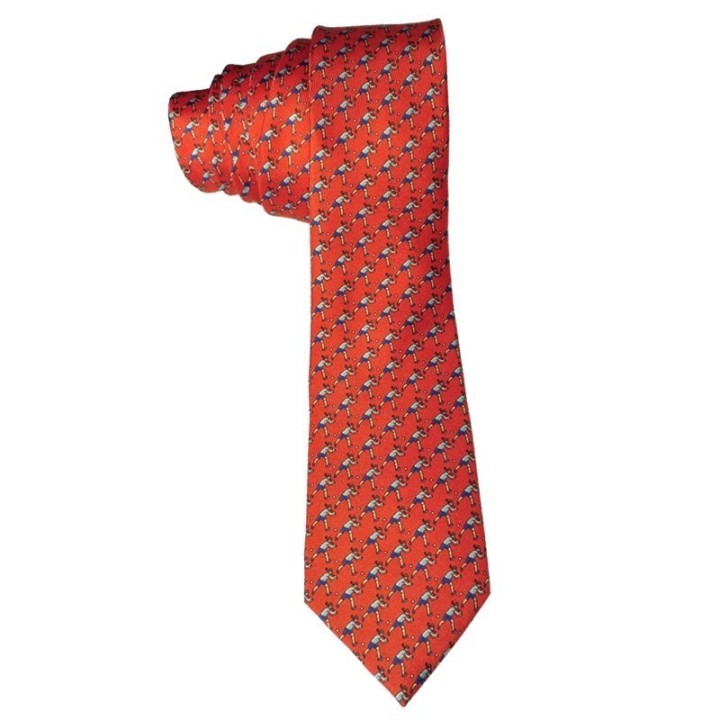 Corbata con motivo de Hockey Backhand