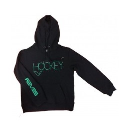 Sudadera de Reves Clever Negra-Verde