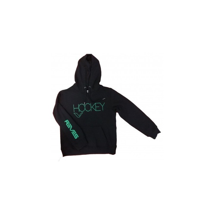 Sudadera de Reves Clever Negra-Verde