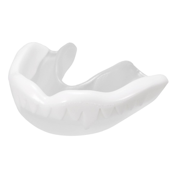 Protector Bucal para Hockey Colmillos Transparente-Blanco