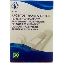 Alba Apósitos Transparentes 30 u. en 3 tamaños dif