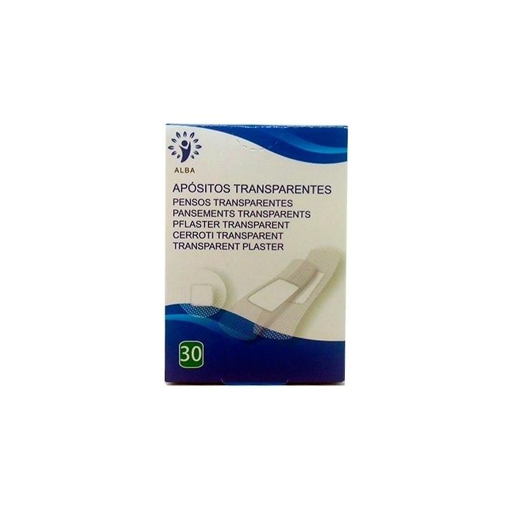 Alba Apósitos Transparentes 30 u. en 3 tamaños dif
