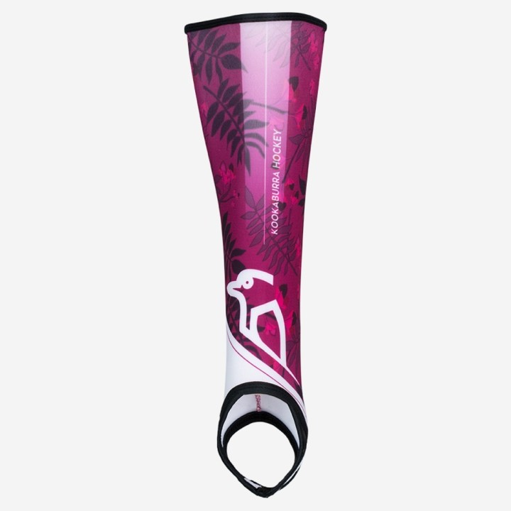 Kookaburra Shin Sleeves Floral Pink | Todo Para Hockey
