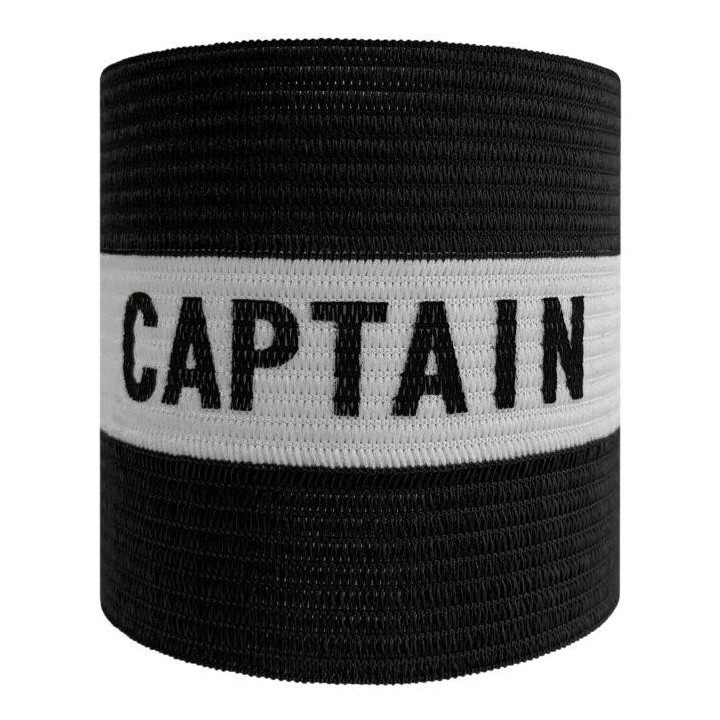 Brazalete Junior Captain Negro Blanco