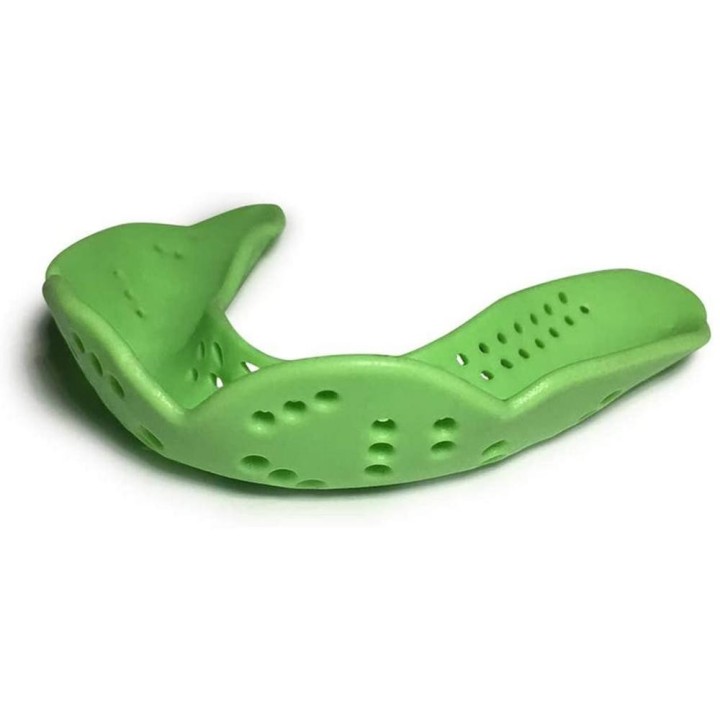 Bucal Plano Goma Eva Moldeable Verde