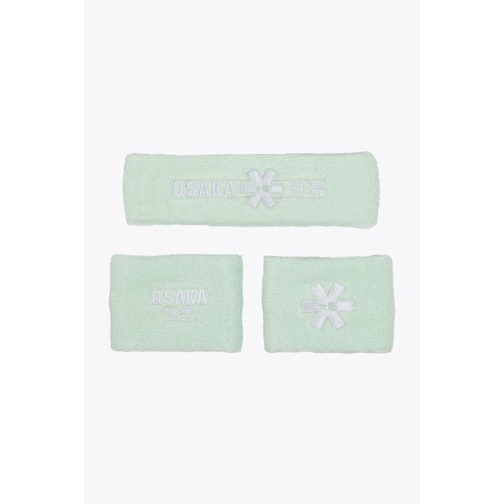 Cinta Pelo y Muñequera Osaka Set 2.0 Verde Jade | Todo Para Hockey