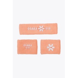 Cinta Pelo y Muñequera Osaka Set 2.0 Salmón | Todo Para Hockey
