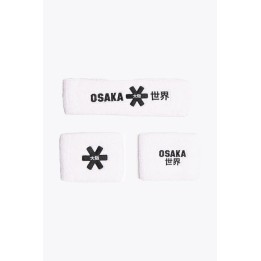 Cinta Pelo y Muñequera Osaka Set 2.0 Blanco | Todo Para Hockey