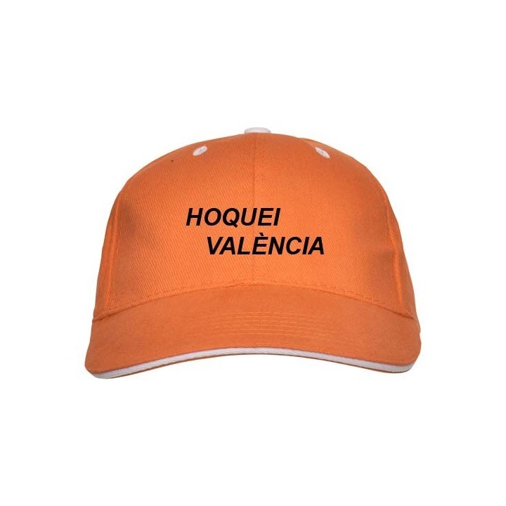 Gorra Visera Hockey Valencia Naranja