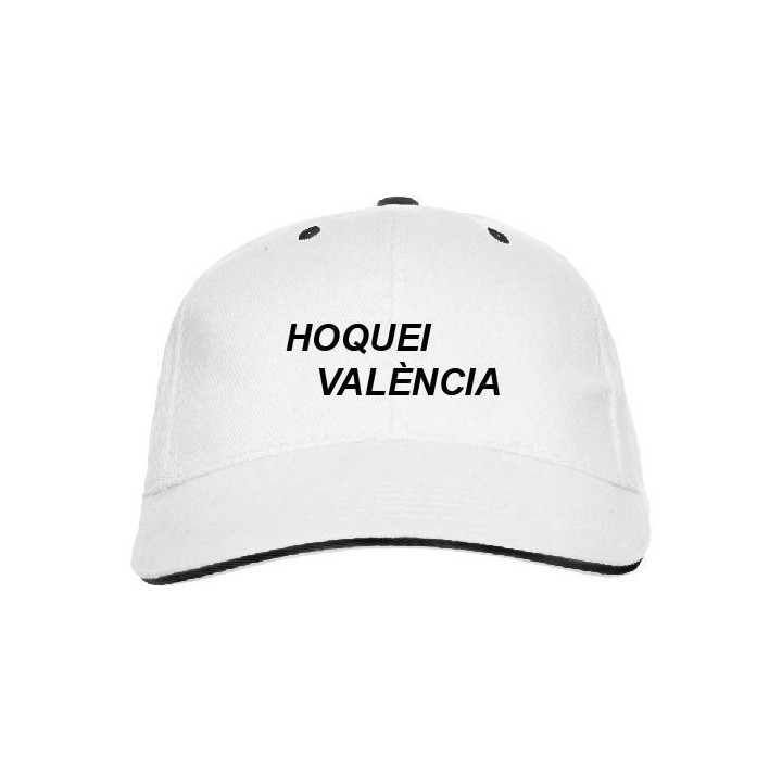 Gorra Visera Hockey Valencia Blanca
