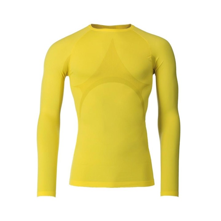 Camiseta térmica Sahara II Luanvi Amarillo