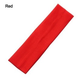 Headband Ancho Rojo
