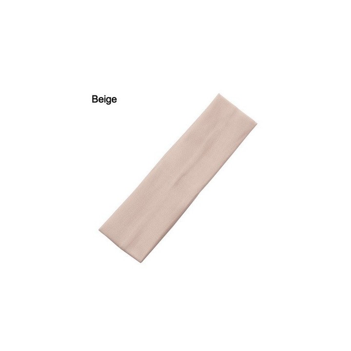 Headband Ancho Beige