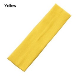 Headband Ancho Amarillo