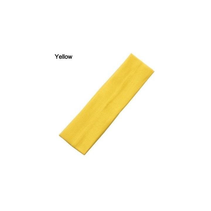 Headband Ancho Amarillo