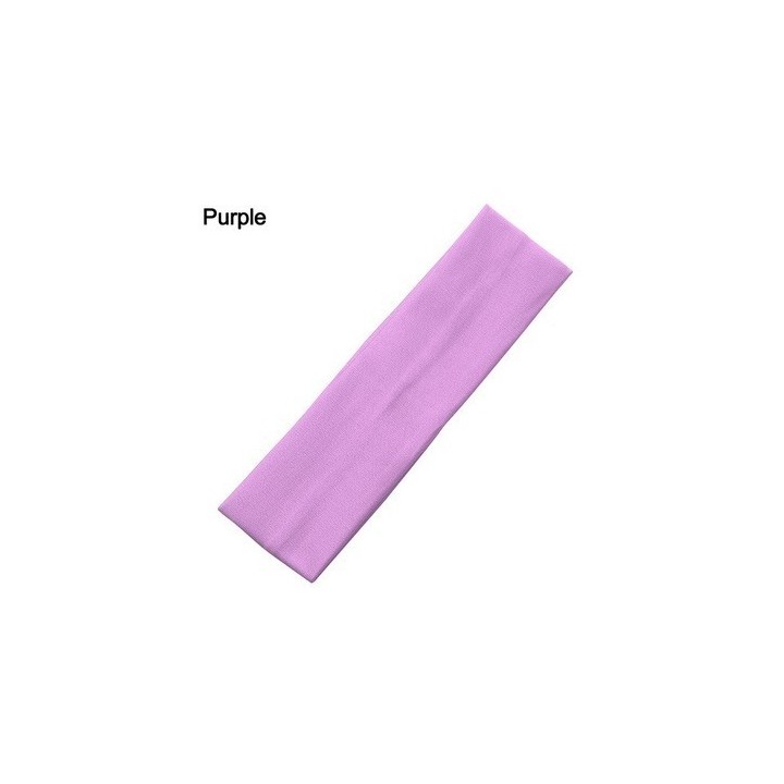 Headband Ancho Purpura