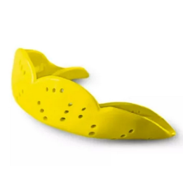 Protector Bucal Plano de Goma Eva Moldeable Amarillo - ¡Compra Ahora en TodoparaHockey.com!